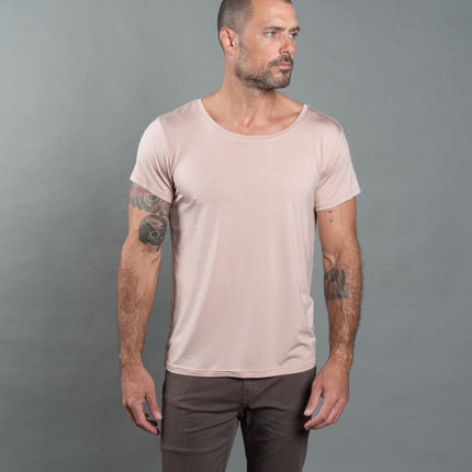 Men's Modal Wide Neck Tee