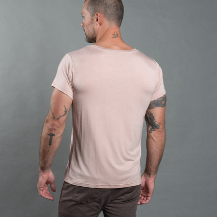 Men's Modal Wide Neck Tee