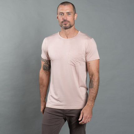 Men's Madison Modal V-Pocket Crew with Shoulder Seam