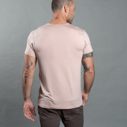 Men's Madison Modal V-Pocket Crew with Shoulder Seam