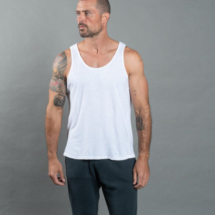 Men's Cotton Linen Tank