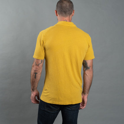 Men's Cotton Linen Polo Shirt