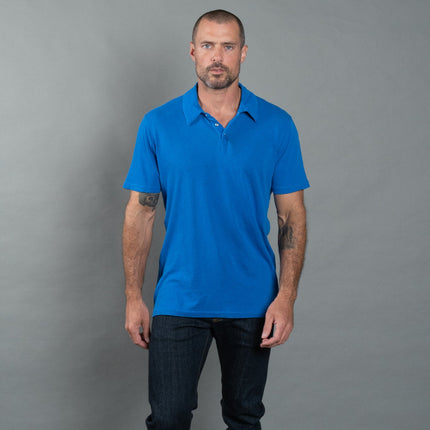 Men's Cotton Linen Polo Shirt