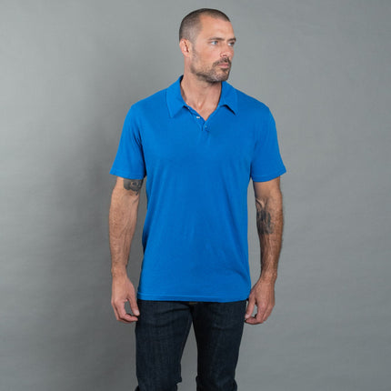 Men's Cotton Linen Polo Shirt