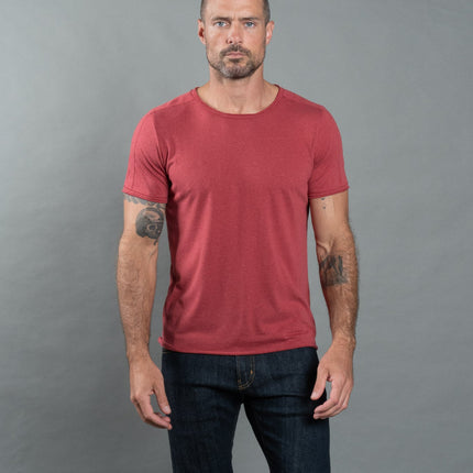 Men's Tri-Blend Patch Sleeve Tee