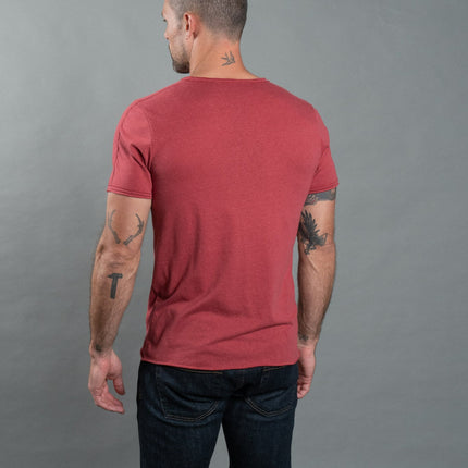 Men's Tri-Blend Patch Sleeve Tee