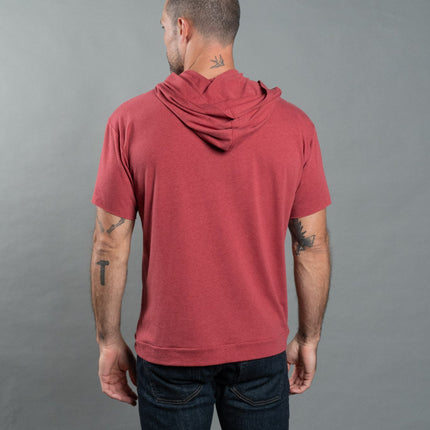 Men's Jersey Tee Kangaroo Pocket Hoodie