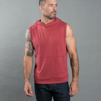 Men's Sleeveless Tri-Blend Hoodie