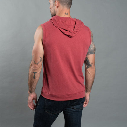 Men's Sleeveless Tri-Blend Hoodie