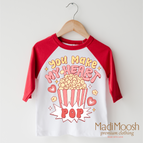 2T Kids / Red/White 3/4 Sleeve Tee