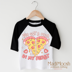 2T Kids / Black/White 3/4 Sleeve Tee
