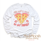 2T Kids / White Long Sleeve Tee