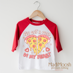 2T Kids / Red/White 3/4 Sleeve Tee