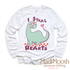 2T Kids / White Long Sleeve Tee