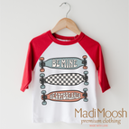 2T Kids / Red/White 3/4 Sleeve Tee