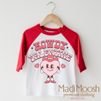 2T Kids / Red/White 3/4 Sleeve Tee