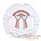 2T Kids / White Long Sleeve Tee
