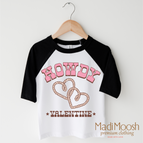 2T Kids / Black/White 3/4 Sleeve Tee