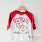 2T Kids / Red/White 3/4 Sleeve Tee