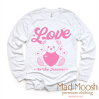 2T Kids / White Long Sleeve Tee