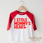 2T Kids / Red/White 3/4 Sleeve Tee