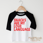 2T Kids / Black/White 3/4 Sleeve Tee