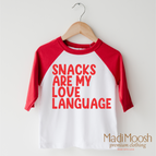 2T Kids / Red/White 3/4 Sleeve Tee