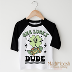 2T Kids / Black/White 3/4 Sleeve Tee