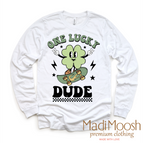 2T Kids / White Long Sleeve Tee