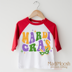 2T Kids / Red/White 3/4 Sleeve Tee