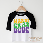 2T Kids / Black/White 3/4 Sleeve Tee