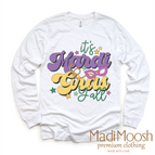 2T Kids / White Long Sleeve Tee