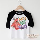 2T Kids / Black/White 3/4 Sleeve Tee