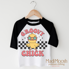 2T Kids / Black/White 3/4 Sleeve Tee