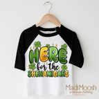 2T Kids / Black/White 3/4 Sleeve Tee