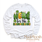 2T Kids / White Long Sleeve Tee