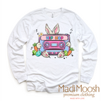 2T Kids / White Long Sleeve Tee