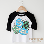 2T Kids / Black/White 3/4 Sleeve Tee