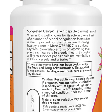 MK-7 Vitamin K-2 Extra Strength-300mcg