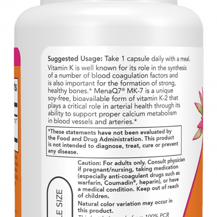 MK-7 Vitamin K-2 100mcg