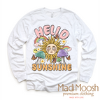 2T Kids / White Long Sleeve Tee