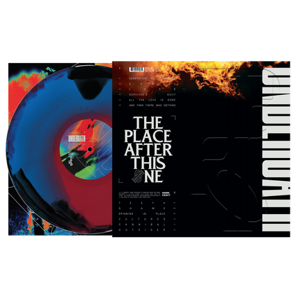 Underoath - The Place After This One Black + Blue Red Swirl Vinyl