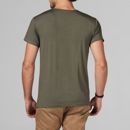 Men's Modal Pocket Sailor Crew Neck Tee