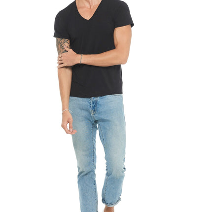 Men's Heavy Cotton V-Neck Tee