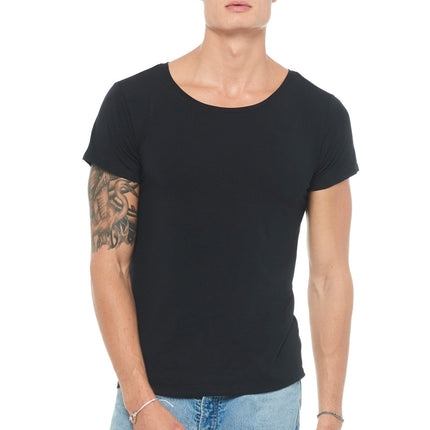 Men's Modal Wide Neck Tee
