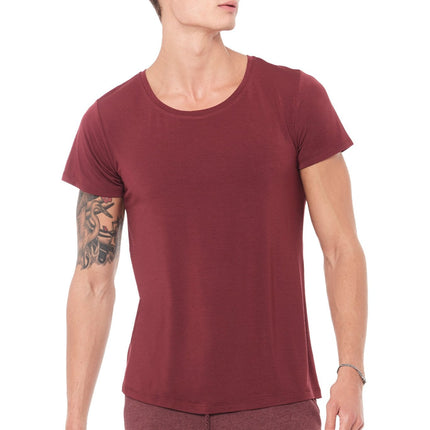 Men's Modal Wide Neck Tee