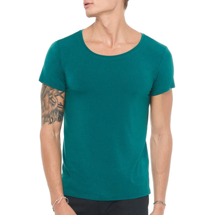 Men's Modal Wide Neck Tee