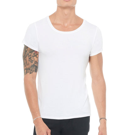 Men's Modal Wide Neck Tee