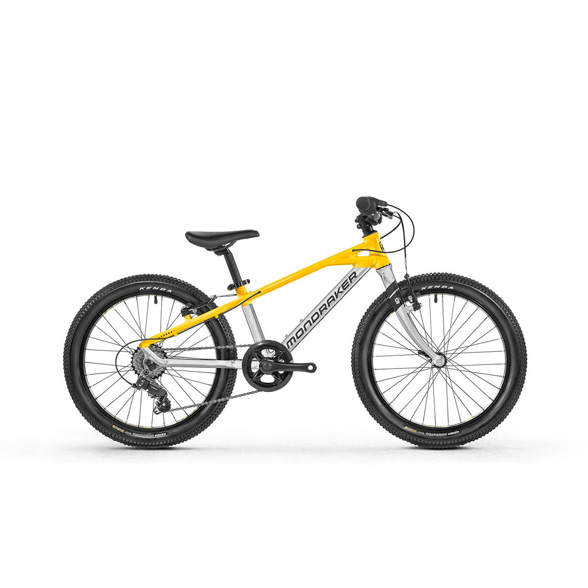 Mondraker - LEADER 20 Bike - Racing Silver-Ohlins Yellow (KIDS)