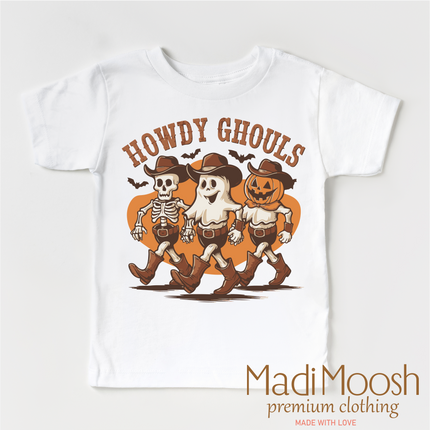 Howdy Ghouls Cowboy Halloween Shirt - Halloween Tee